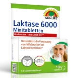 SUNLIFE Laktase 6000 Mini-Tabletten (100 Stück) für nur 5,45€ – Prime