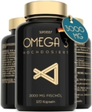 Omega 3 Kapseln Hochdosiert 3000mg für 11,11€ bei Amazon