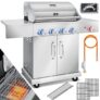 KESSER Gasgrill mit 4 Brennern & Infrarot Seitenbrenner für 296,80€ (statt 350€)