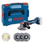 Bosch Professional 18V Winkelschleifer Set mit X-LOCK für 134,99€