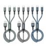 GIANAC 3er Pack Multi USB Kabel 3in1 für nur 6,99€ bei Amazon