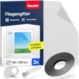Schnäppchen bei Amazon: 3er Set GAUDER Fliegengitter für Fenster nur 13,96€