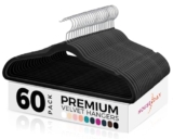 60er Set Samt-Kleiderbügel für 19,99€ bei Amazon