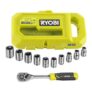 RYOBI Steckschlüssel-Set 9-tlg. für 23,93€