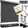Senkrechtmarkise tillvex 140x250cm mit Regencover für 77,94€ bei Amazon