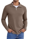 COOFANDY Herren Sweatshirt Braun für 14,99€