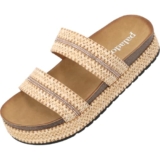 Nur noch wenige Artikel auf Lager: Palado Plateau-Pantoletten Damen Maziel für 29,99€ bei Amazon