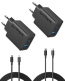 Anker 20W USB C Ladegerät mit 2x 1,5m Kabel für 19,99€