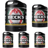 Beck’s Pils Bier Perfect Draft 6l Fassbier Pack mit 5 für 79,95€ bei Amazon