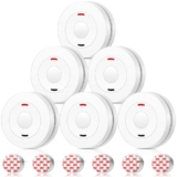 YEEFON Rauchmelder 6er Pack mit 10 Jahre Batterie für 54,99€