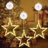 Sylvwin LED Sterne Weihnachtsdeko 3er Set für 6,49€