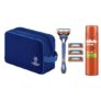 Gillette Fusion5 Rasierer mit 3 Ersatzklingen, Rasierschaum und Tasche für nur 16,16€ – Prime