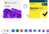 Microsoft 365 Family und Norton 360 Deluxe für nur 89,24€ bei Amazon