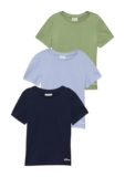 s.Oliver 3er-Pack Unisex T-Shirts mit Logoprint für 13,35€ bei Amazon