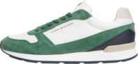 Tommy Hilfiger Herren Runner Sneaker in Grün für 59€ (statt 70€)