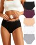 FINETOO Damen High Waist Baumwollslips 6er Pack für 10,99€
