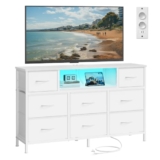 SONGMICS Kommode mit LED für 44,87€ bei Amazon