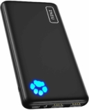 10000 mAh INIU Power Bank mit Taschenlampe, 1x USB C, 2x USB-A