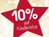 Nur noch heute: 10% Rabatt auf alle Kindersitze im Babymarkt Onlineshop