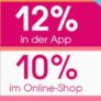 Nur noch heute: 10% Gutscheincode bzw. 12% App-Gutscheincode auf das gesamte Sortiment bei Babymarkt.de