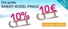 10% Rabatt oder 10,- Euro Rabatt auf (fast) das gesamte Sortiment im Babymarkt Online-Shop