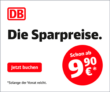 Super Sparpreis Aktion bei der Bahn! Tickets für Kurzstrecken schon ab 9,90€