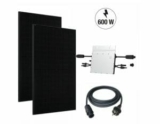 Balkonkraftwerk 600W 2 x JA-Solar JAM54S31-405/MR + Hoymiles HM600 Wechselrichter + AC Adapter-Stecker  ab 269€