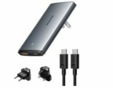 Baseus 65W USB-C Slim Ladegerät 16mm 2-Port für 25,19€