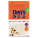 5 kg BEN’S ORIGINAL Reis 20 Minuten Original Langkornreis ab nur 14,30€ (statt 21€) – Prime