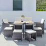 9-teilige Bessagi Garden Gartengarnitur Santiago für nur 575,28€ inkl. Lieferung