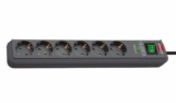 Brennenstuhl Eco-Line 13.500A Überspannungsschutz-Steckdosenleiste 6-fach schwarz für 12,15€
