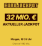 Heute 32 Mio Eurojackpot: 2 Felder Eurojackpot für 1€ statt 5,20€ spielen (für Lotto24 Neukunden)