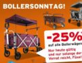 Wieder da: 25% Rabatt auf alle Bollerwagen im Fuxtec Onlineshop!