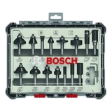 15-teiliges Bosch Fräser Set für Holz (8 mm Oberfräsen Schaft) für nur 43,99€ (statt 57€)