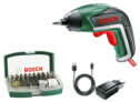 Bosch Home and Garden IXO V Akku-Schrauber (3.6V 1.5Ah Li-Ion) mit Akku und 32 tlg. Bit Set für nur 29,99€
