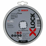 Bosch Professional 10-fache gerade Trennscheibe Standard für Edelstahl mit X-LOCK für nur 6€ (statt 9€) – Prime
