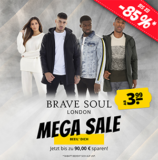 BRAVE SOUL Mega-Sale bei SportSpar – Jacken, Sweatshirts, Trainingsanzüge uvm.