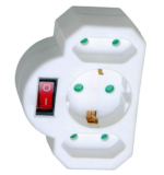 Brennenstuhl 3-Fach Steckdosenadapter mit Schalter für nur 3,99€ bei Prime-Versand