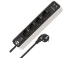 Brennenstuhl Steckdosenleiste Ecolor 4-Fach mit 2x USB und Schalter für 8,40€
