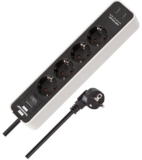 Brennenstuhl Ecolor Steckdosenleiste 4-Fach mit 2 USB-C Ladebuchsen für nur 14€ bei Prime-Versand