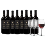 Top! 8 Flaschen Casa Safra Black Label Gran Reserva + 4 Gläser für 49,99€ inkl. Lieferung