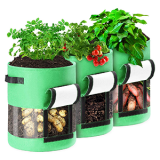 3er-Pack CAVEEN Pflanzsäcke mit Sichtfenster für nur 13,79€ inkl. Prime-Versand