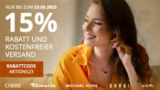 CHRIST: 15% Extra-Rabatt auf über 8.500 ausgewählte Schmuckstücke und Uhren + gratis Versand