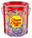 Chupa Chups Best of Lollipop-Eimer (150 Lutscher in der Pop-Art Metalldose) für 19,19€ – Prime