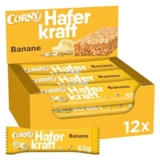 12x 65g Corny Haferkraft Banane Haferriegel (Vollkorn & Vegan) ab nur 6,46€ (statt 10€) – Prime