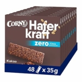 48 x 35 g Corny Haferkraft Zero Haferriegel (Kakao oder Haselnuss) für nur 16,38€ im Prime Spar-Abo