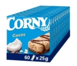 Müsliriegel Corny Classic Cocos mit Kokos und Schokolade (Multipack 60x25g) für 13,54€