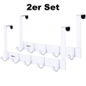 2er Set Dalmo DDMJ01FA Türgarderobe mit 5 Haken ab 16,99 Euro (statt 26,- Euro)