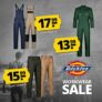 Großer Dickies Workwear Sale mit Overalls, Hosen & Oberteilen ab 13,99€ + 15% Extra-Rabatt