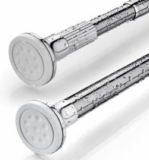 Dmore Edelstahl Duschvorhang Teleskopstange (75-120 cm) für 9,50€